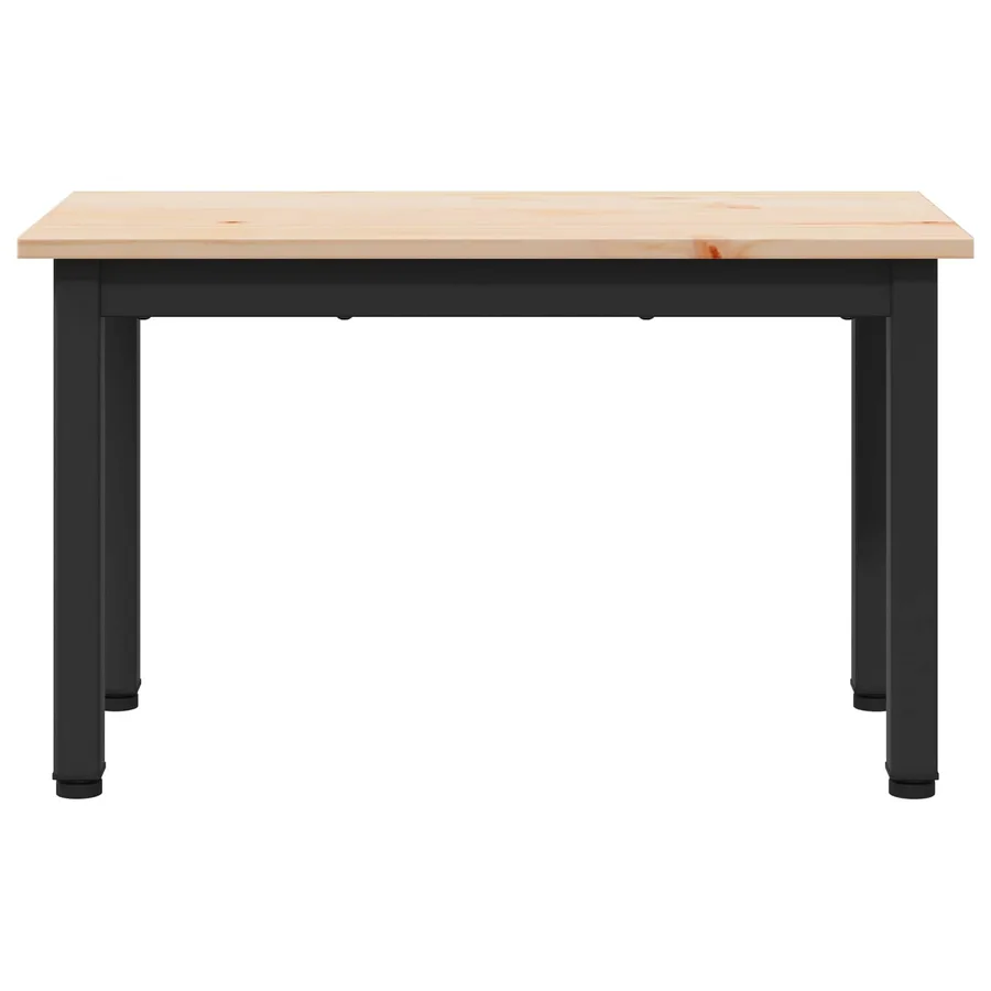 Table basse Naturel 60 x 30 x 36 cm Bois de pin massif - 5