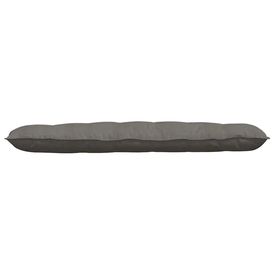 Coussin de Dos Gris clair 160 x 50 cm Tissu en velours côtelé - 5