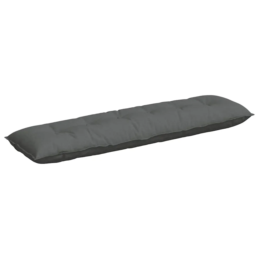 Coussin de Dos Gris foncé 180 x 19 x 50 cm tissu - 2