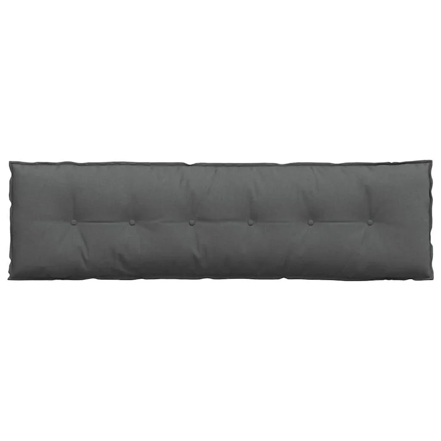 Coussin de Dos Gris foncé 180 x 19 x 50 cm tissu - 6