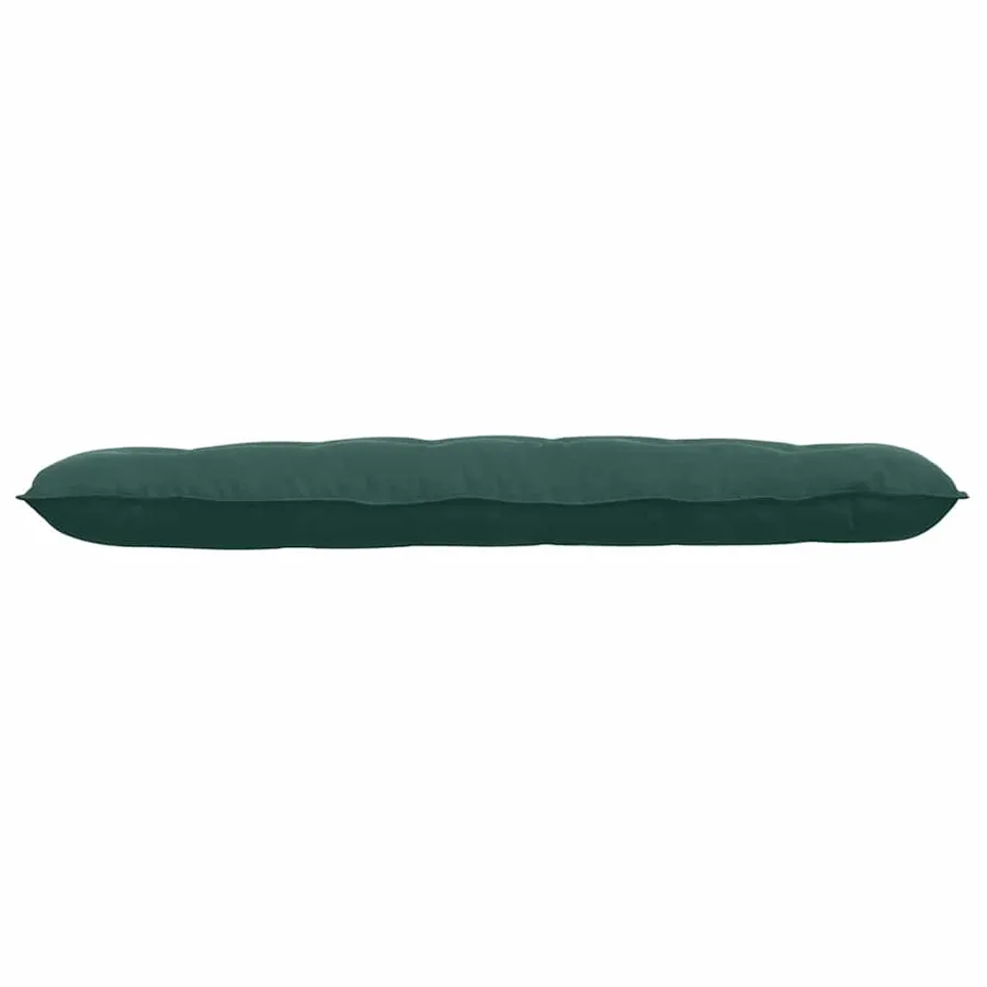 Coussin de Dos Vert foncé 160 x 50 cm Tissu en velours côtelé - 5