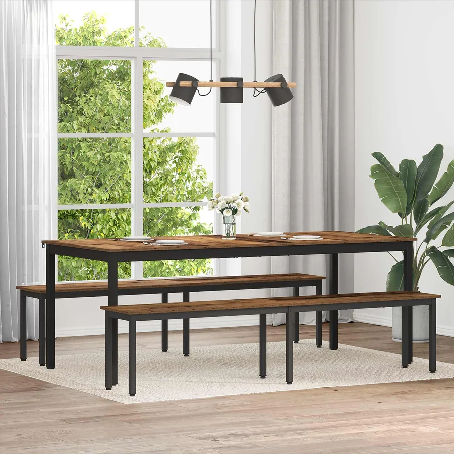 banc Bois ancien 200 x 35 x 45 cm Bois d'ingénierie