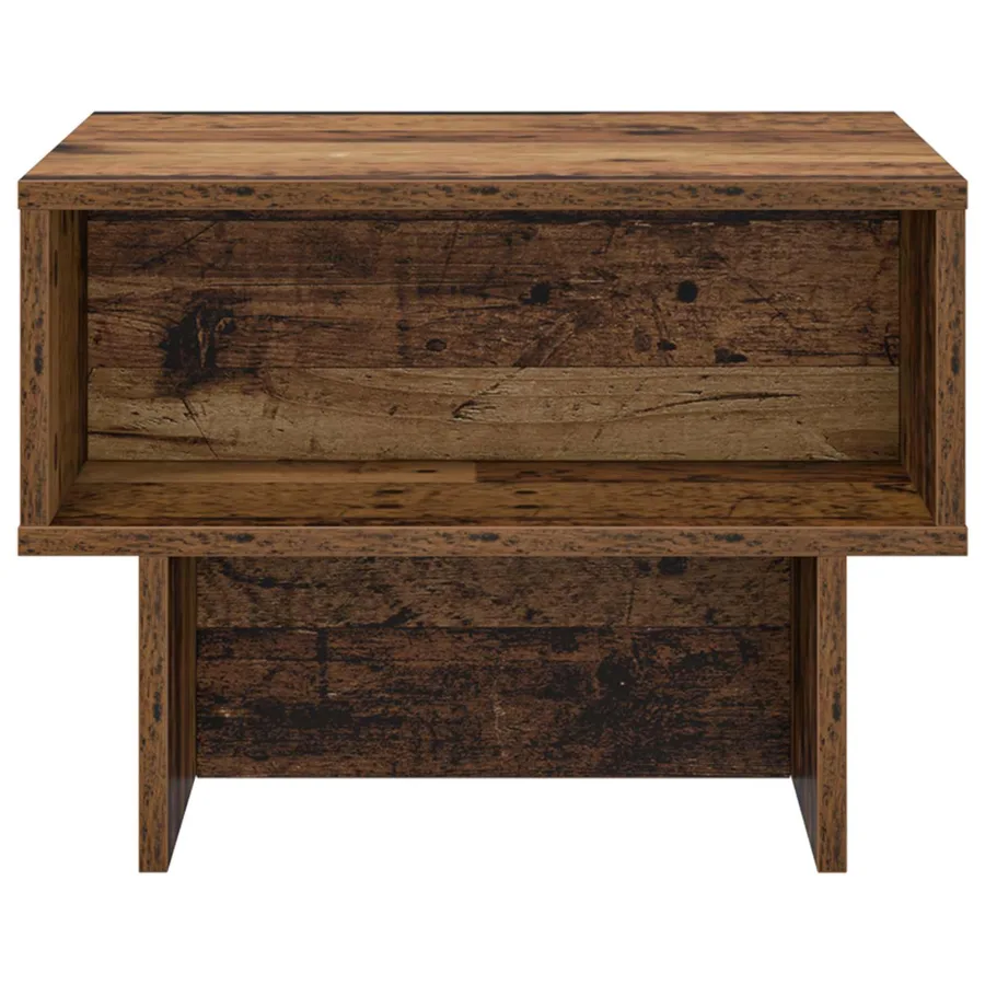 Table basse Bois ancien 48 x 46 x 35 cm Bois d'ingénierie - 5