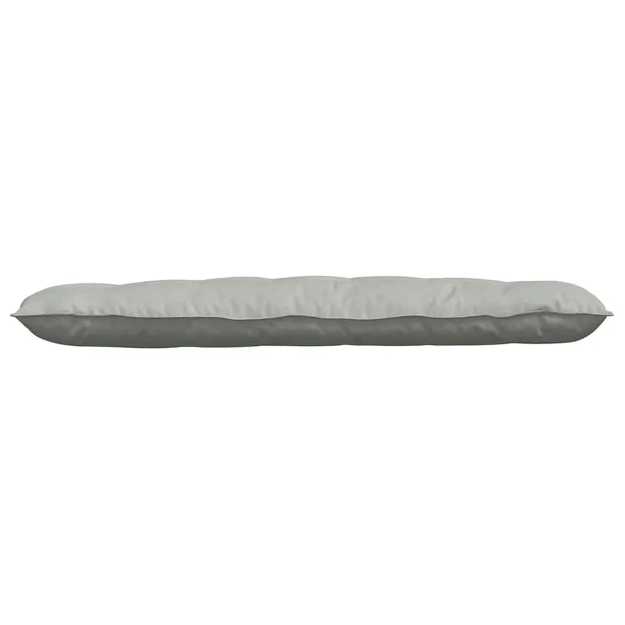 Coussin de Dos Gris clair 160 x 50 cm Tissu en velours côtelé - 5
