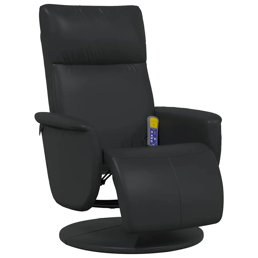 Fauteuil de massage inclinable Noir 71 x 90 x 105 cm - 4