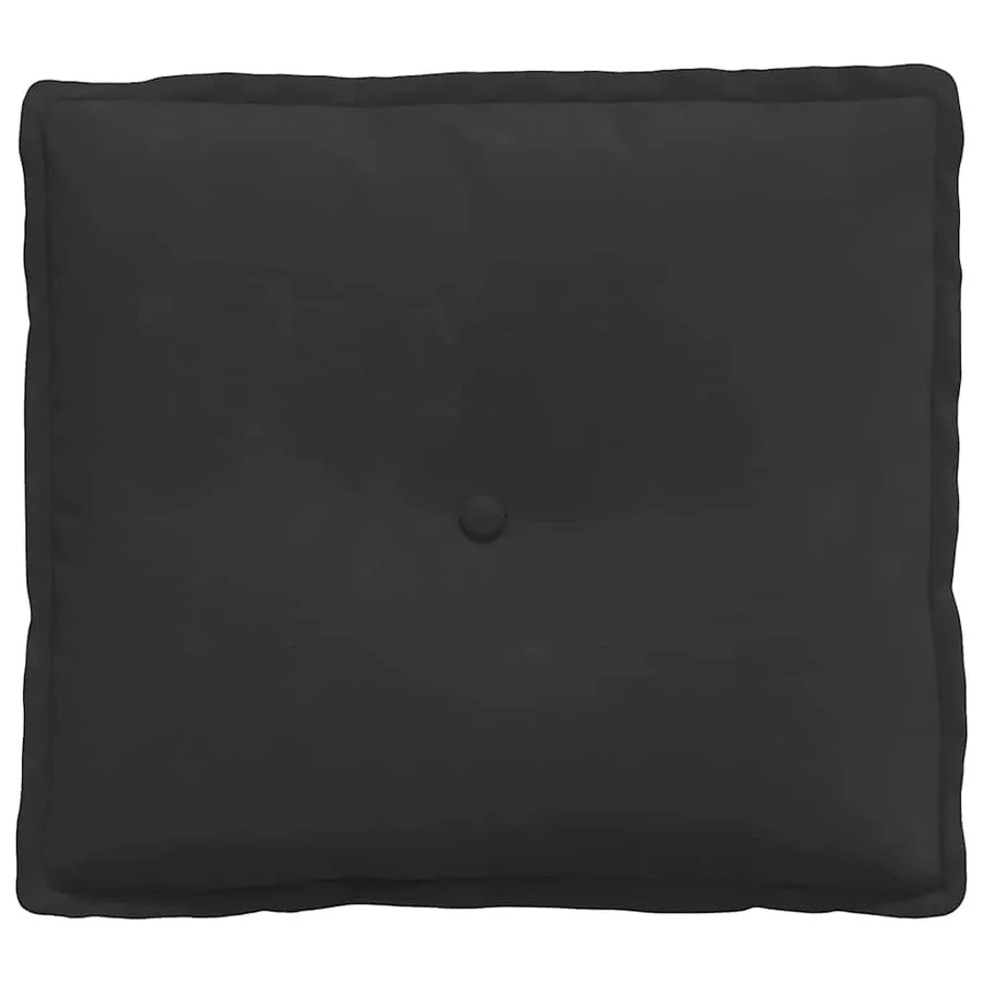 Coussin de Dos Noir 50 x 45 cm Tissu en microfibre - 5