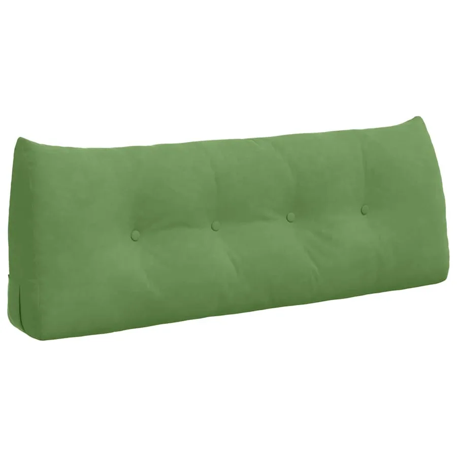 Coussin de Dos Vert clair 120 x 24 x 50 cm Velours - 2