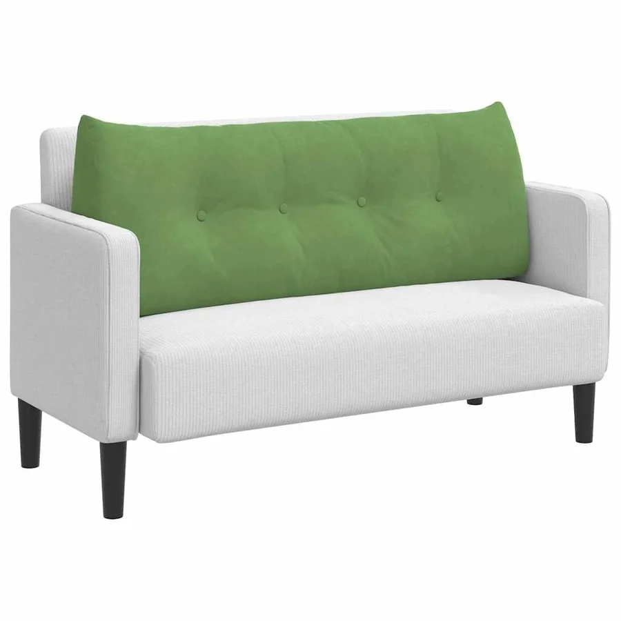 Coussin de Dos Vert clair 120 x 24 x 50 cm Velours - 3