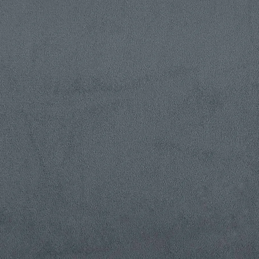 Fauteuil gris foncé velours - 7