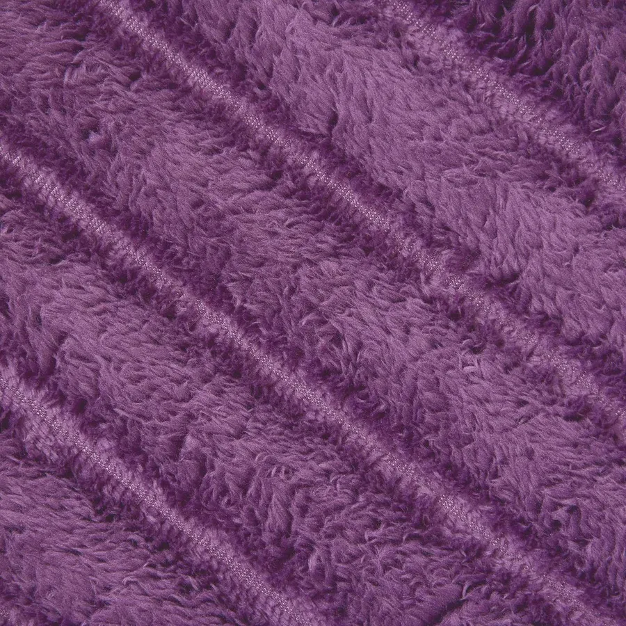 Jeté Violet 150 x 130 cm Toison - 7