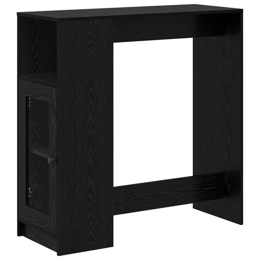 Table de bar Chêne noir 101 x 40 x 103,5 cm Bois d'ingénierie - 2