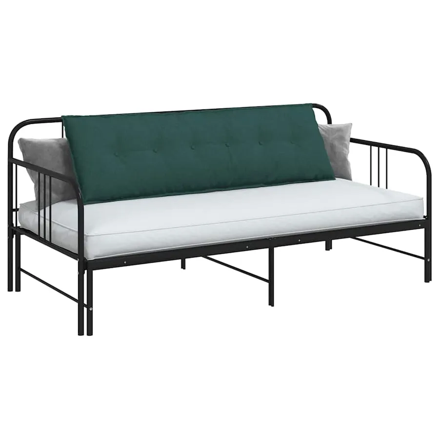 Coussin de Dos Vert foncé 160 x 19 x 50 cm tissu - 3