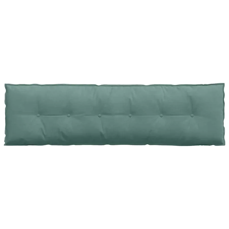 Coussin de Dos Vert Mer 180 x 50 cm Tissu en velours côtelé - 6