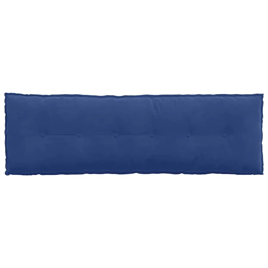 Coussin de Dos Bleu police 160 x 50 cm Tissu en velours côtelé - 6