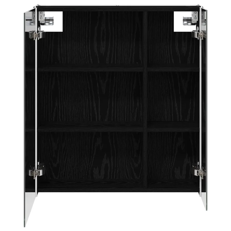 Armoire Miroir de Salle de Bain Chêne noir 63,5 x 15,5 x 70 cm - 7