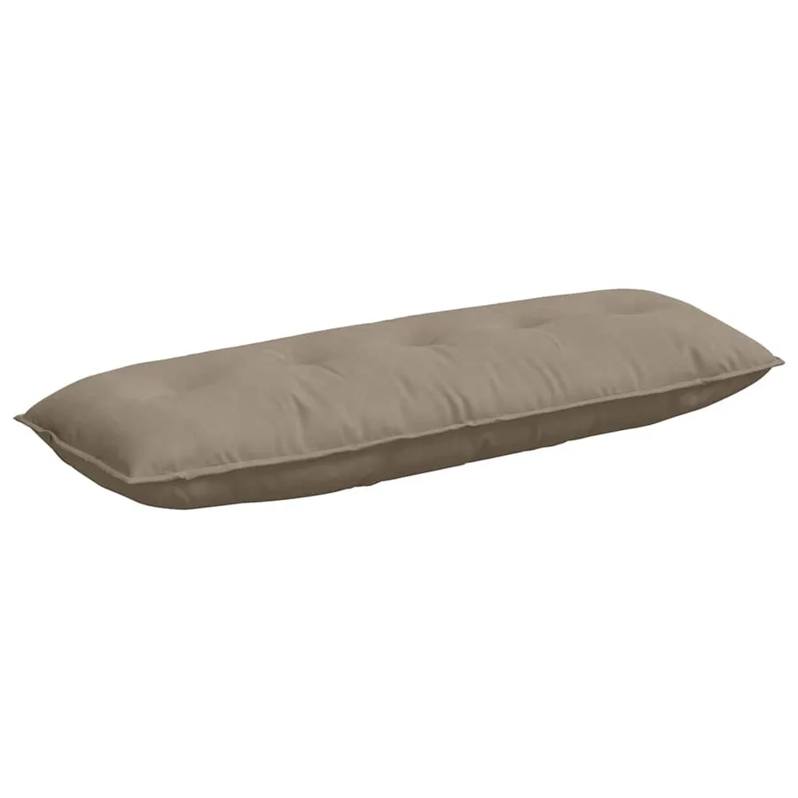 Coussin de Dos Taupe 140 x 50 cm Tissu en microfibre - 2