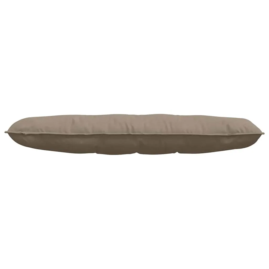 Coussin de Dos Taupe 140 x 50 cm Tissu en microfibre - 5