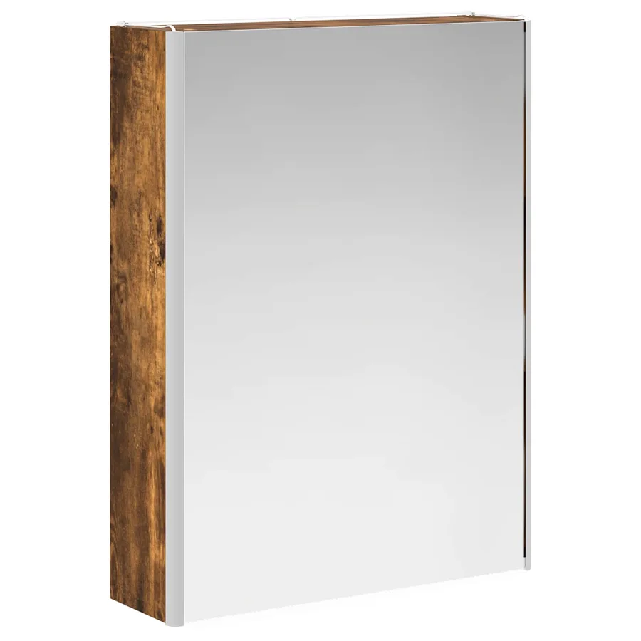 Armoire Miroir de Salle de Bain Chêne fumé 53,5 x 15,5 x 70 cm - 5