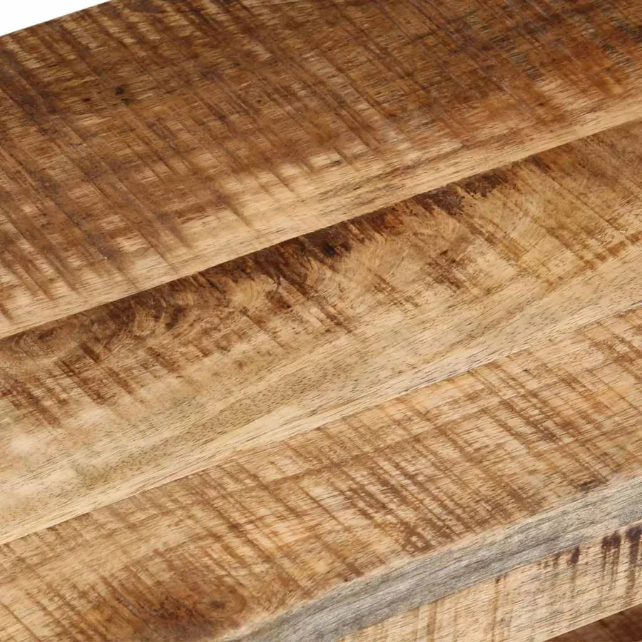 Meuble TV 120x30x40 cm Bois de manguier brut - 10
