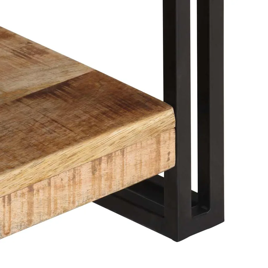 Meuble TV 120x30x40 cm Bois de manguier brut - 5