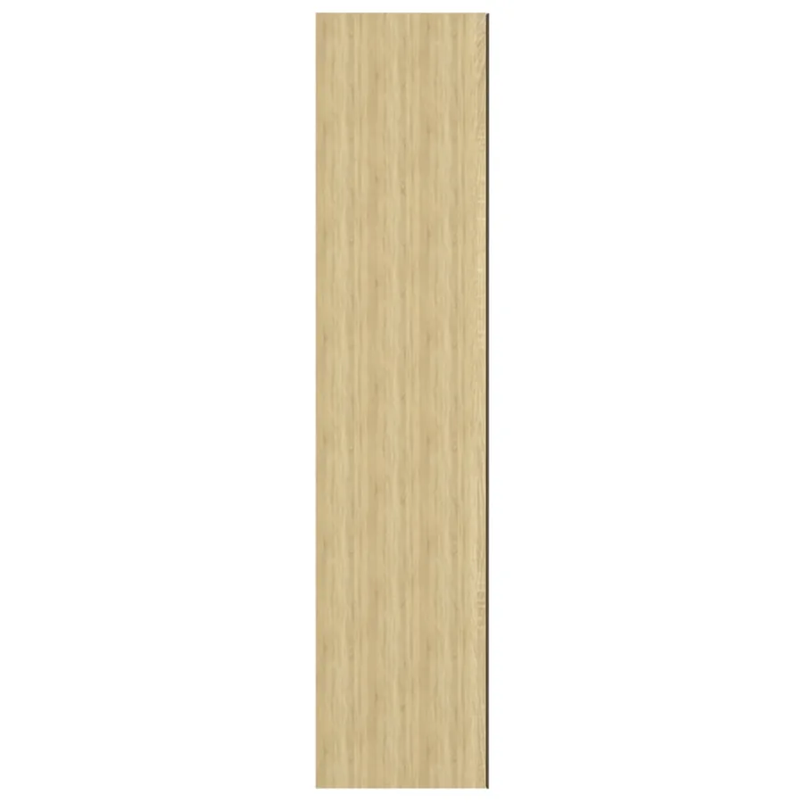 Armoire à miroir de salle de bain 60x15x75cm MDF Blanc et chêne - 6