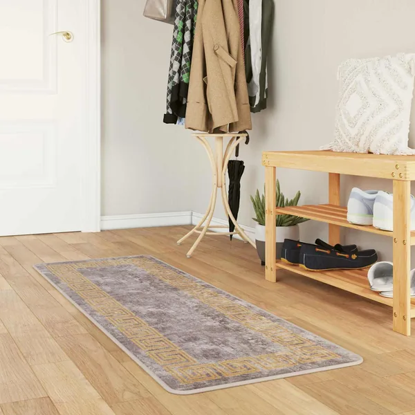 Coureur de Tapis MARSA Gris 50 x 200 cm Polyester et PVC