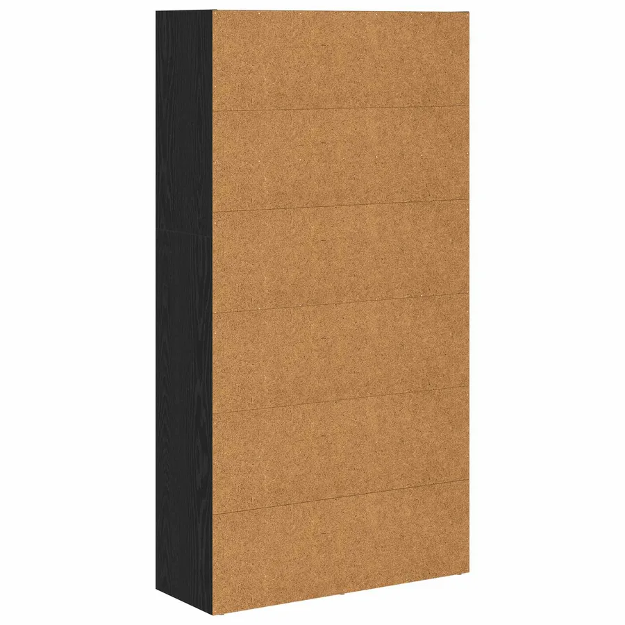 Bibliothèque autoportante Chêne noir 80 x 30 x 152 cm - 6