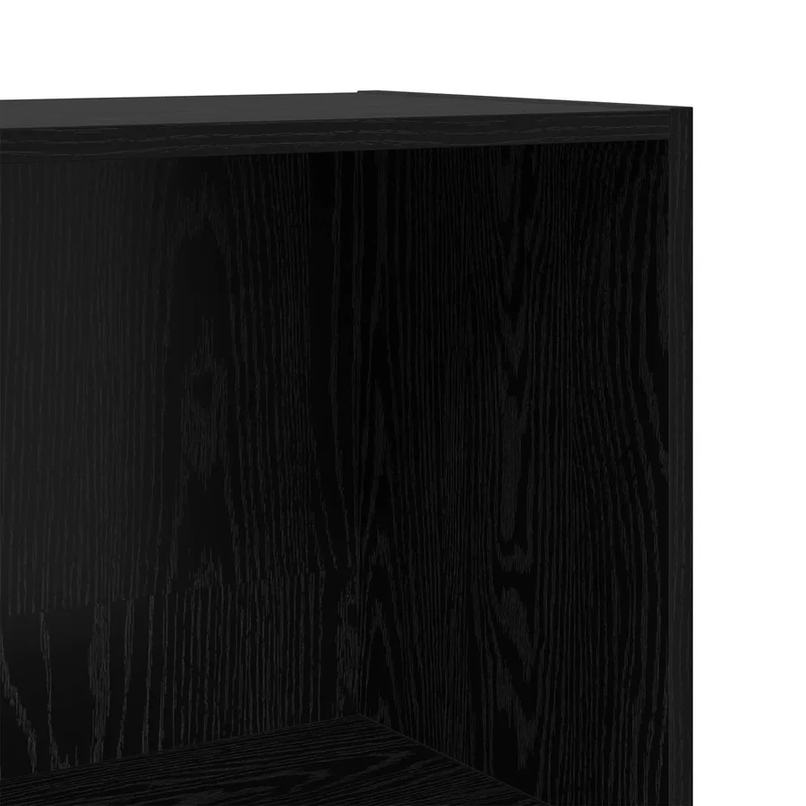 Bibliothèque autoportante Chêne noir 80 x 30 x 152 cm - 7