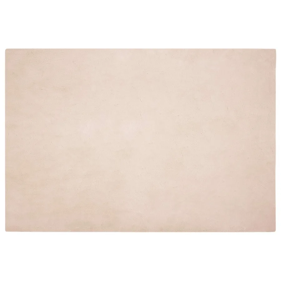 Tapis antidérapant en fausse de lapin OLITE Taupe 160 x 230 cm - 2