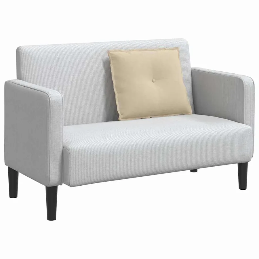 Coussin de Dos Crème 60 x 50 cm Tissu en microfibre - 3