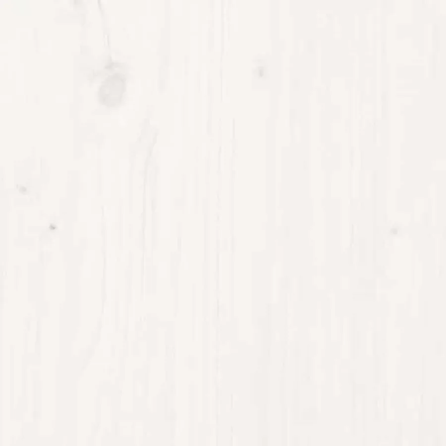 Coiffeuse Blanc 95x50x134 cm Bois de pin massif - 9