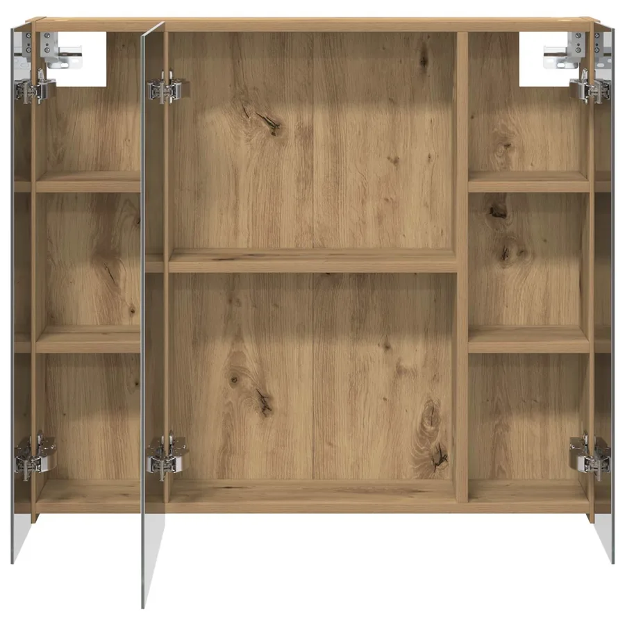 Armoire Miroir de Salle de Bain Chêne artisan 80 x 14.5 x 70 cm - 6