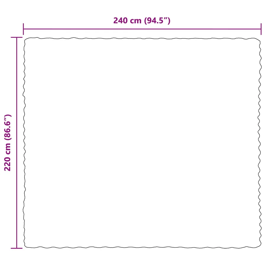 Couverture antidérapante en fausse de lapin Olite Gris - 8