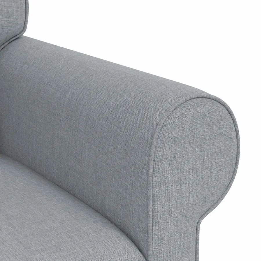 Ensemble de Canapés 2 pcs Gris clair 245 x 82 x 80 cm tissu - 7