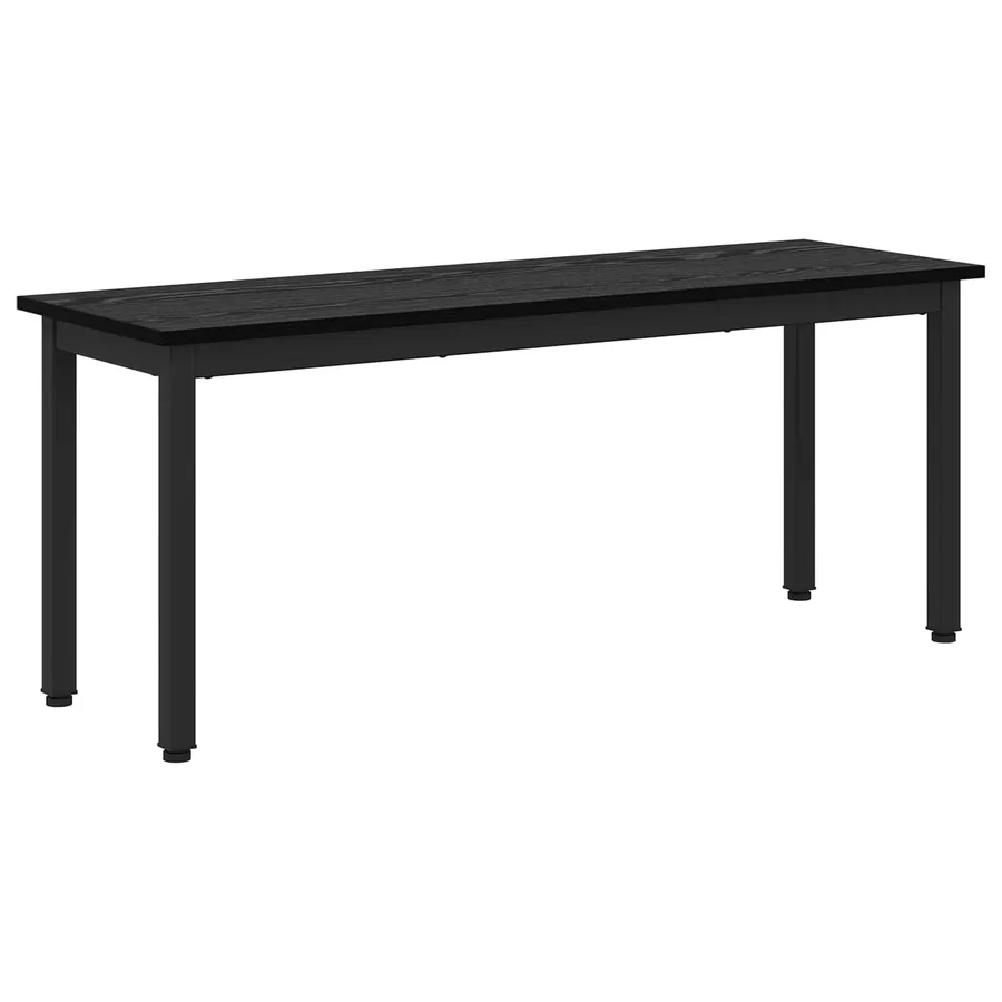 banc Chêne noir 110 x 35 x 45 cm Bois d'ingénierie - 2