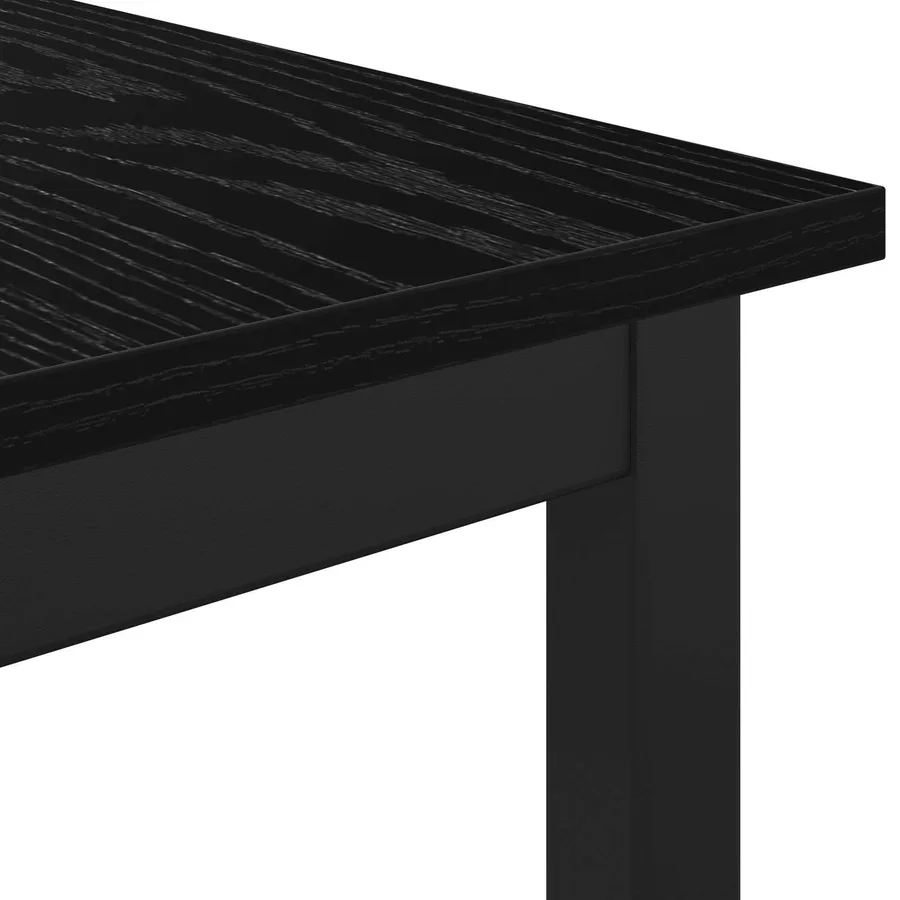 banc Chêne noir 110 x 35 x 45 cm Bois d'ingénierie - 7