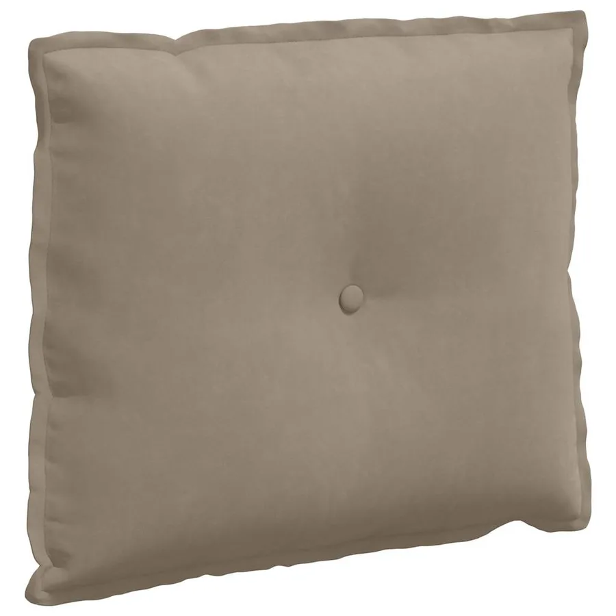 Coussin de Dos Taupe 60 x 50 cm Tissu en microfibre - 2