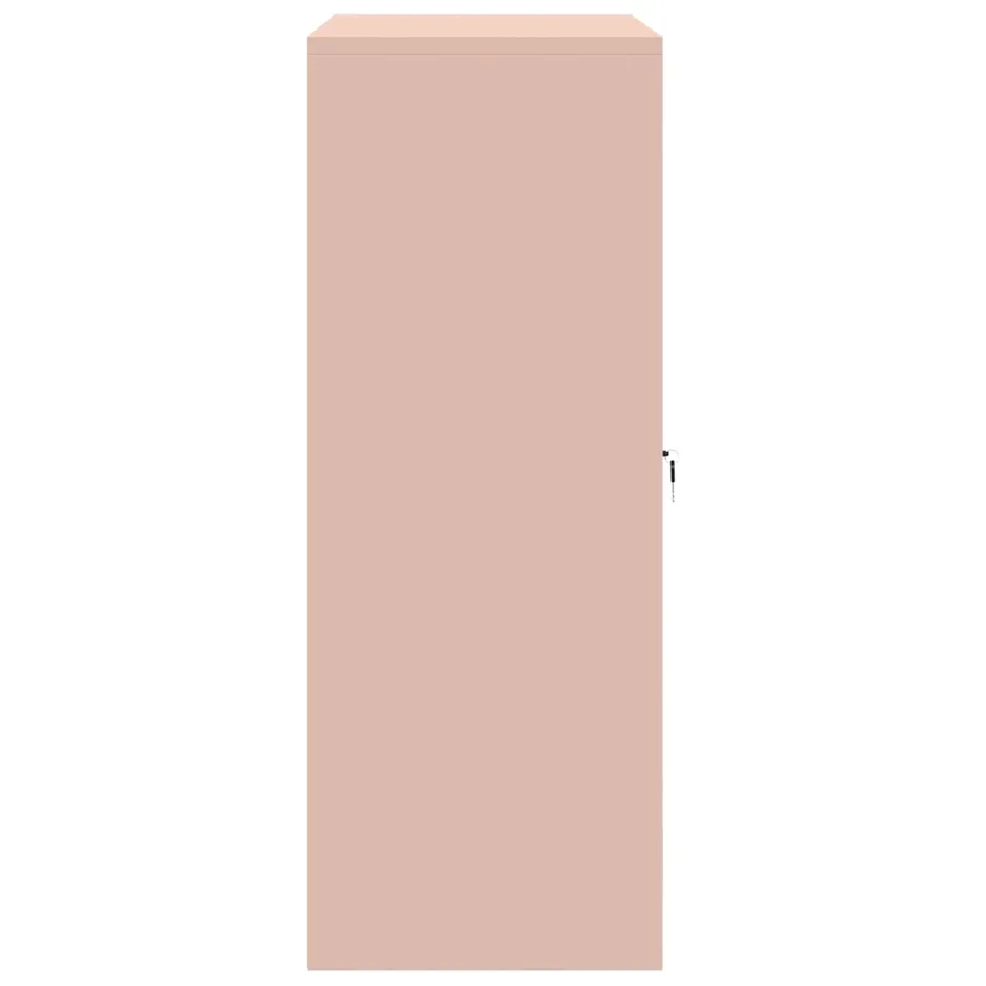 Armoire de rangement Rose 90 x 40 x 105 cm Acier - 7