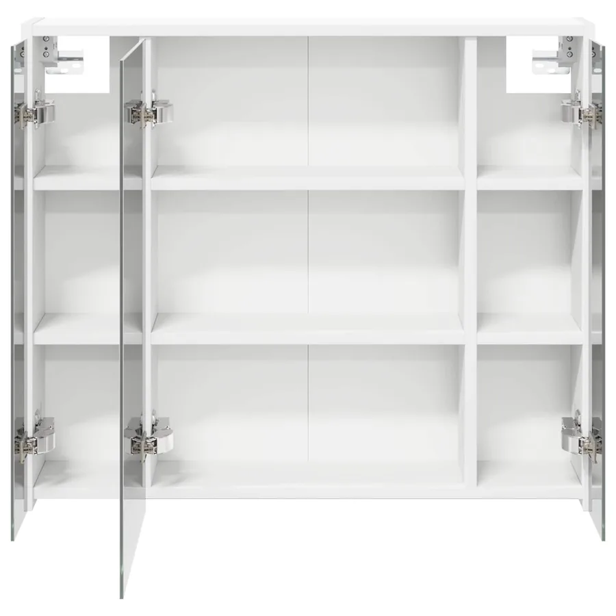 Armoire Miroir de Salle de Bain Blanc 73,5 x 16 x 62,5 cm - 6