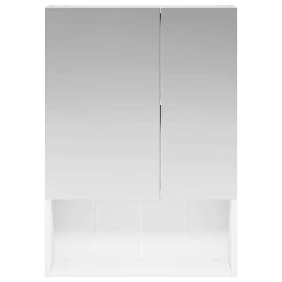 Armoire Miroir de Salle de Bain Blanc 50 x 14,5 x 70 cm - 5