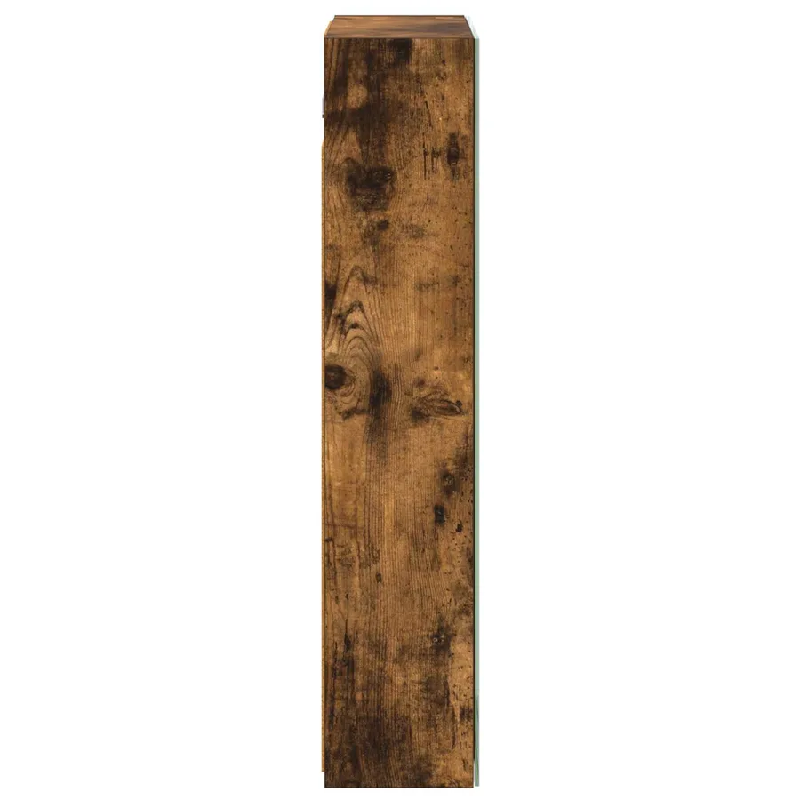 Armoire Miroir de Salle de Bain Chêne fumé 50 x 14,5 x 70 cm - 7