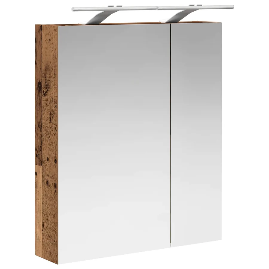 Armoire Miroir de Salle de Bain Bois ancien 60 x 14,5 x 70 cm - 5