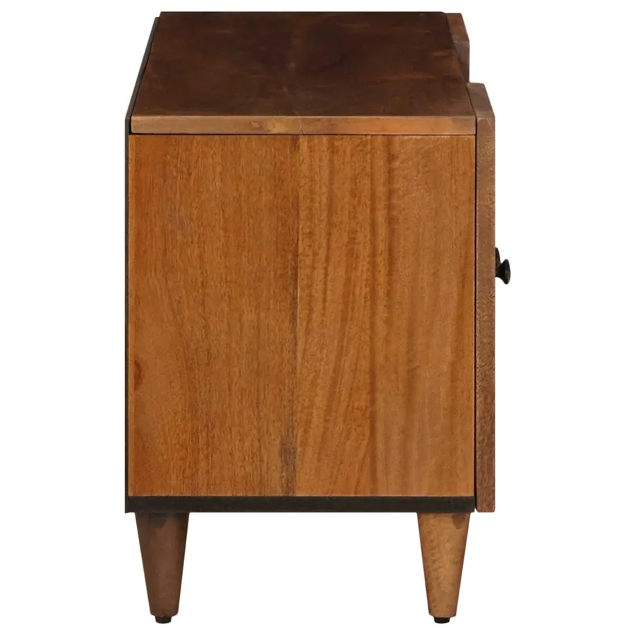 Meuble TV Noyer 105 x 33 x 46 cm Bois de mangue massif - 5