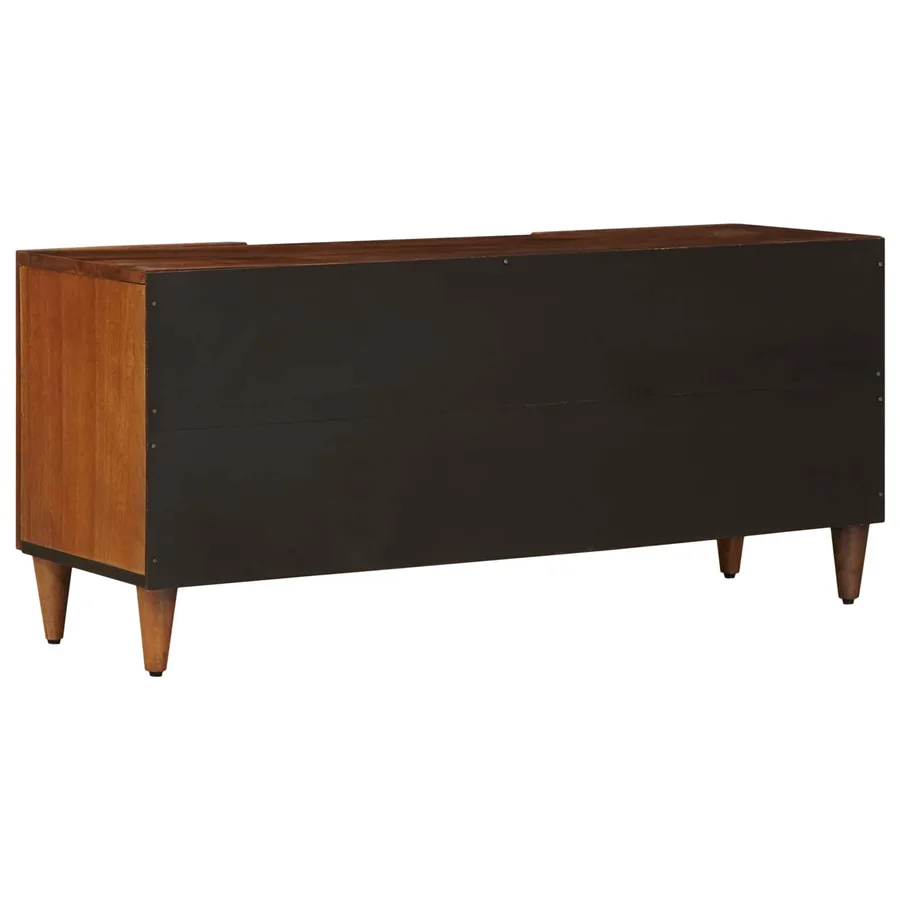 Meuble TV Noyer 105 x 33 x 46 cm Bois de mangue massif - 6