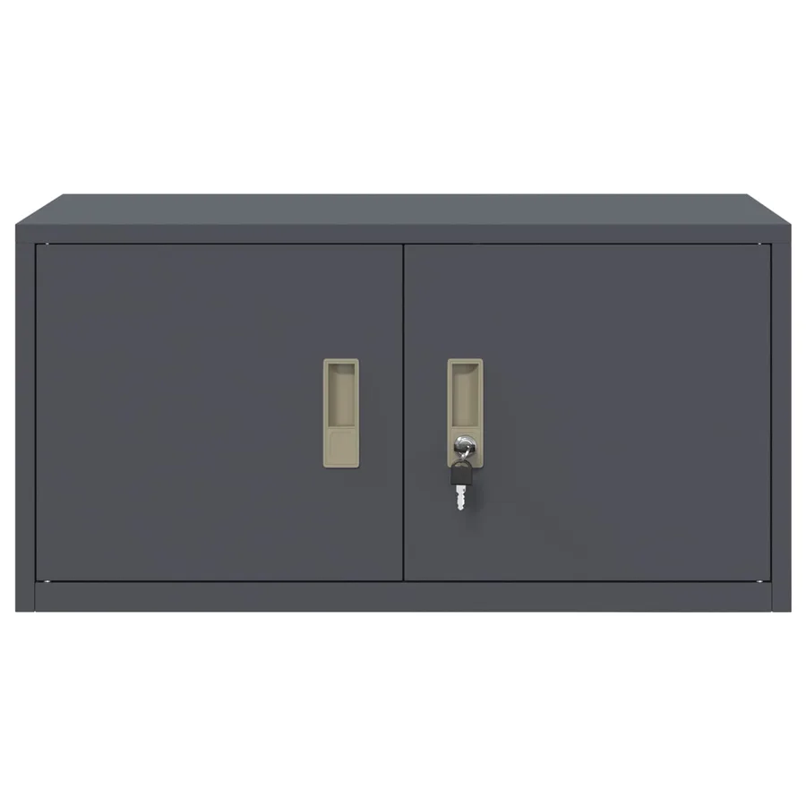 Armoire de rangement Anthracite 80 x 40 x 40 cm Acier - 6