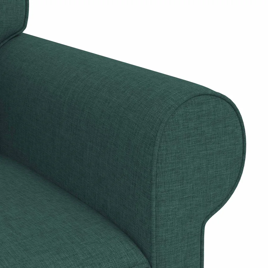 Canapé Vert foncé 175 x 82 x 80 cm tissu - 7