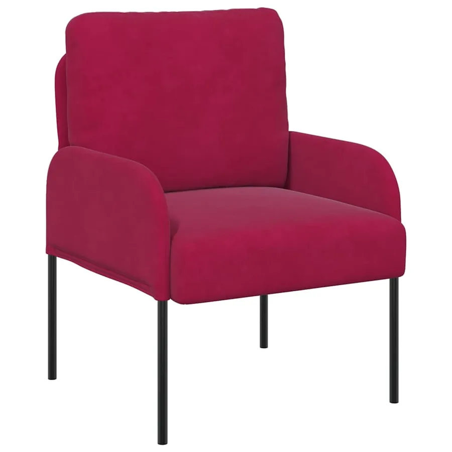 Canapés avec coussin 55cm Bordeaux Contreplaqué - 2