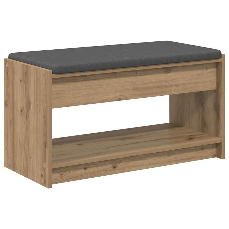Banc d'entrée Chêne Artisanal 83 x 38 x 45 cm - 2