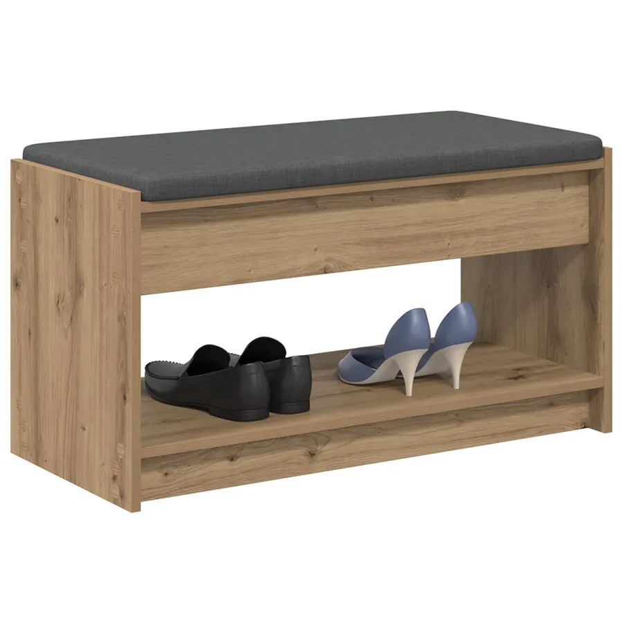 Banc d'entrée Chêne Artisanal 83 x 38 x 45 cm - 3