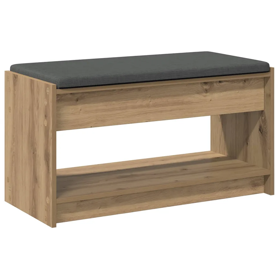 Banc d'entrée Chêne Artisanal 83 x 38 x 45 cm - 7